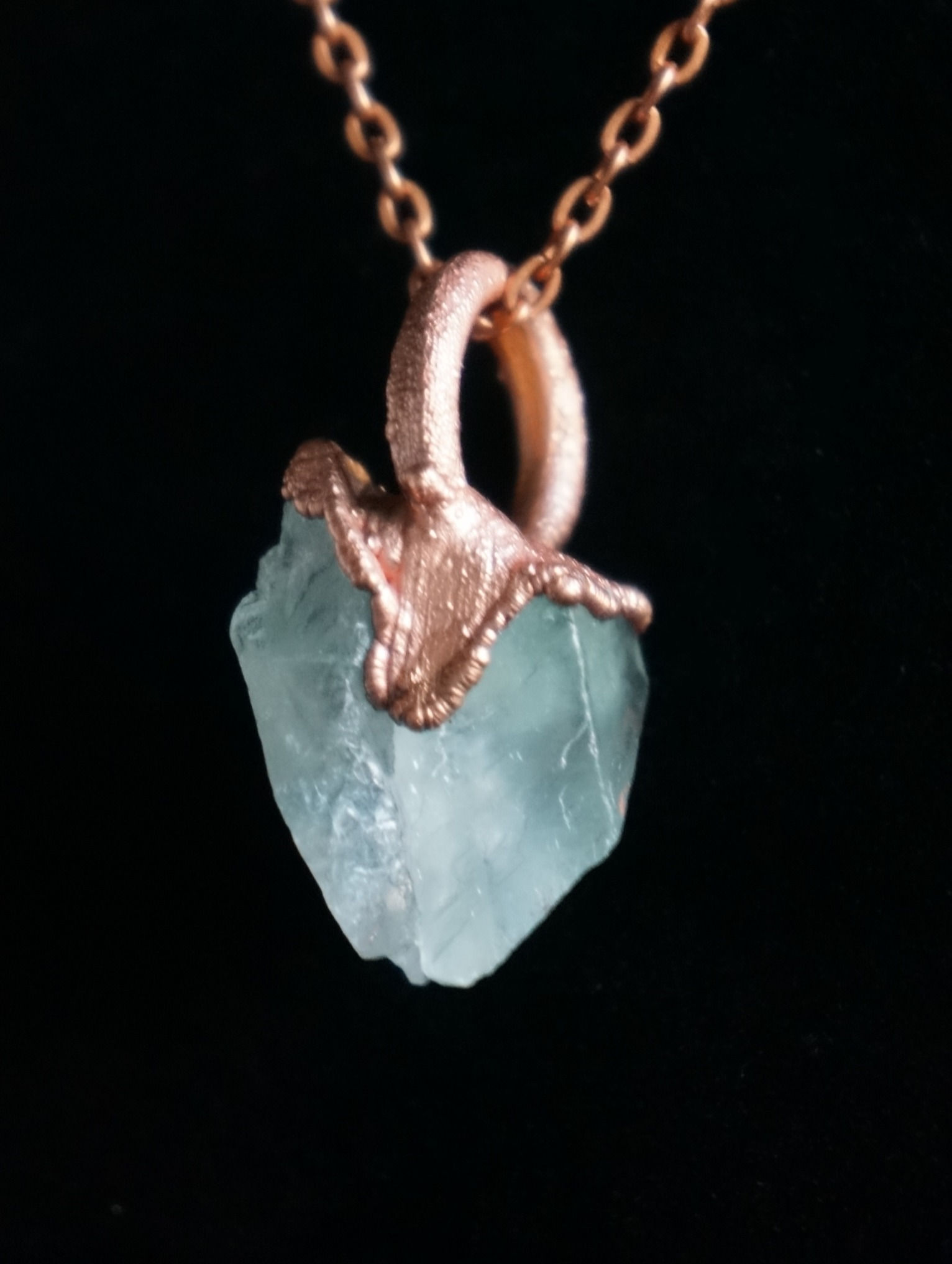 Fluorite Heart Necklace