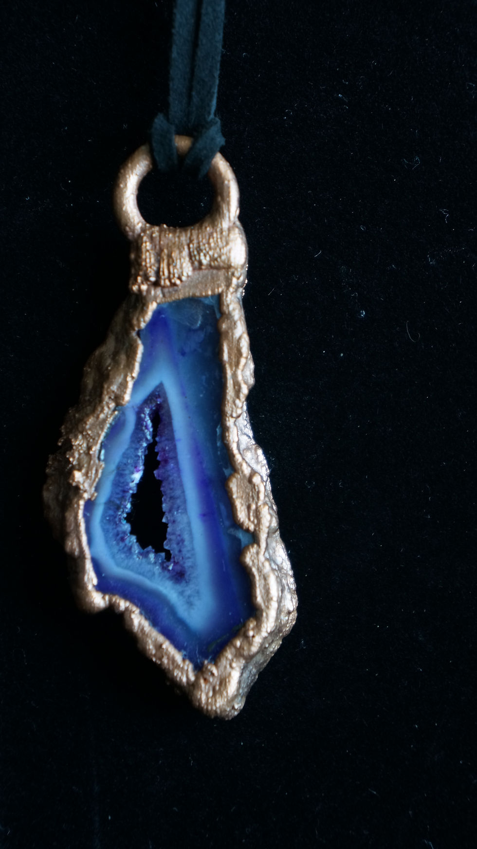 Thumbnail: Purple Agate Slice Pendant