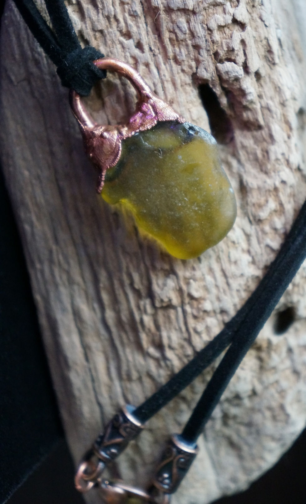 Thumbnail: Yellow Seaglass Necklace