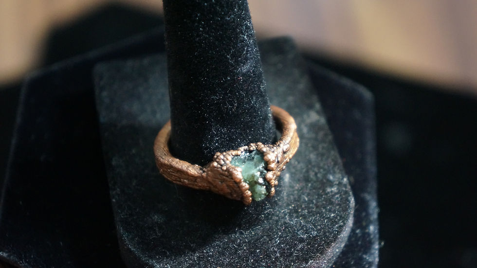 Thumbnail: Emerald Ring Size 10.5