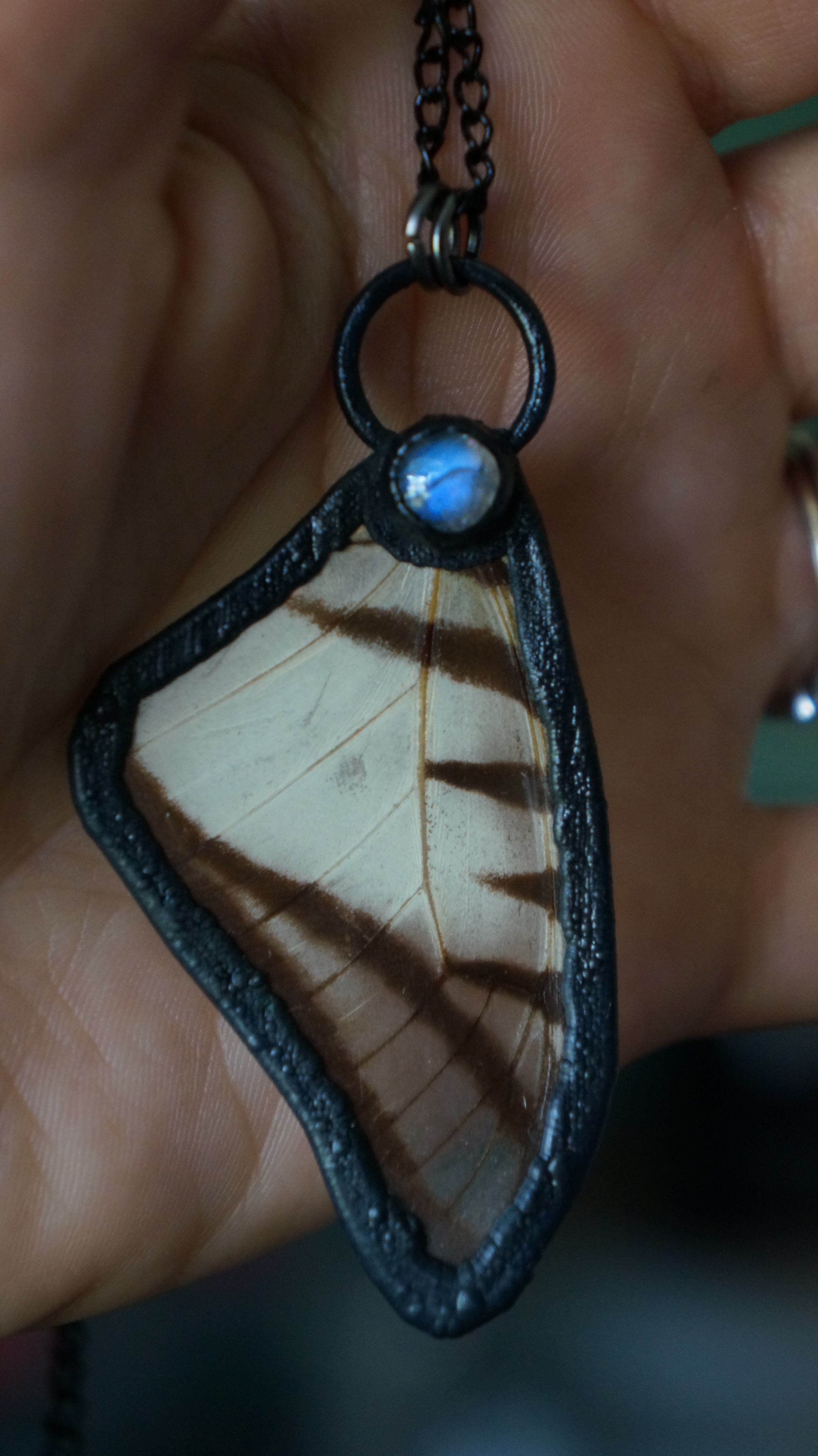 Butterfly Moonstone Necklace