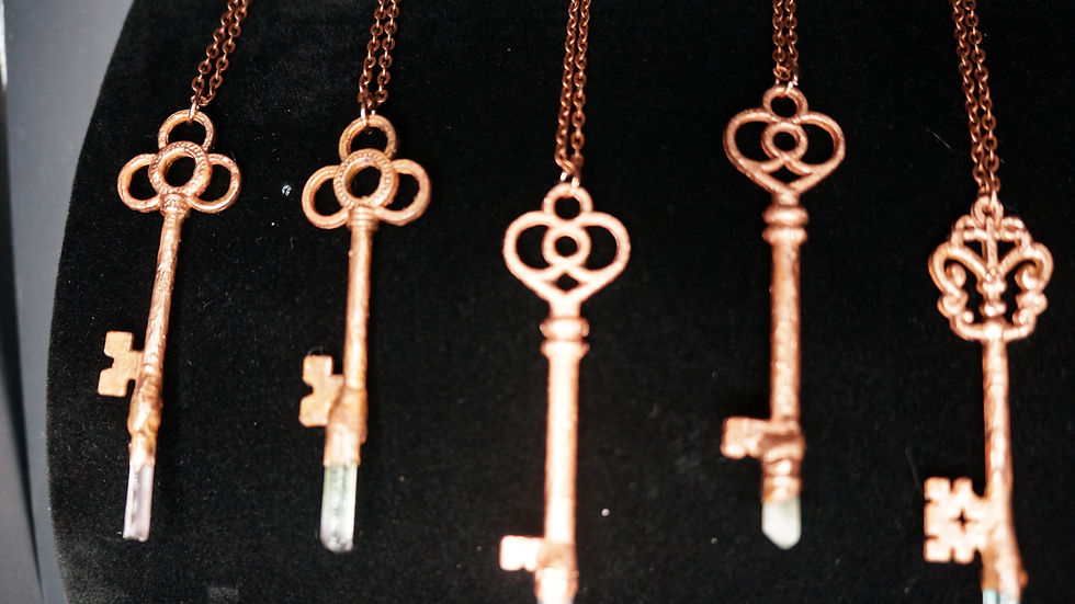 Thumbnail: Tourmaline Key Necklace