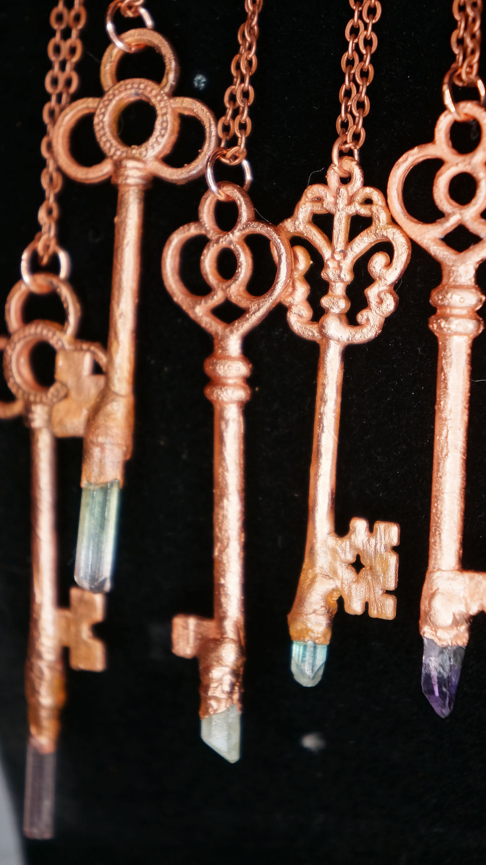 Thumbnail: Tourmaline Key Necklace