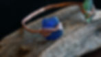 Thumbnail: Sea glass bangle bracelet
