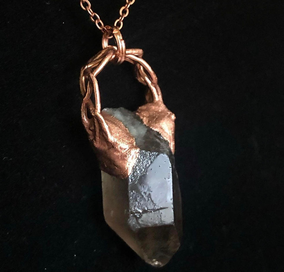 Thumbnail: Smoky quartz necklace