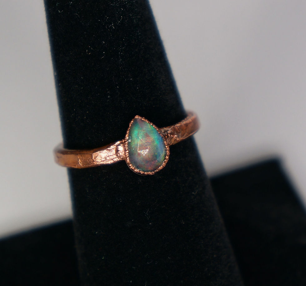Thumbnail: Aurora Opal Ring Size 7