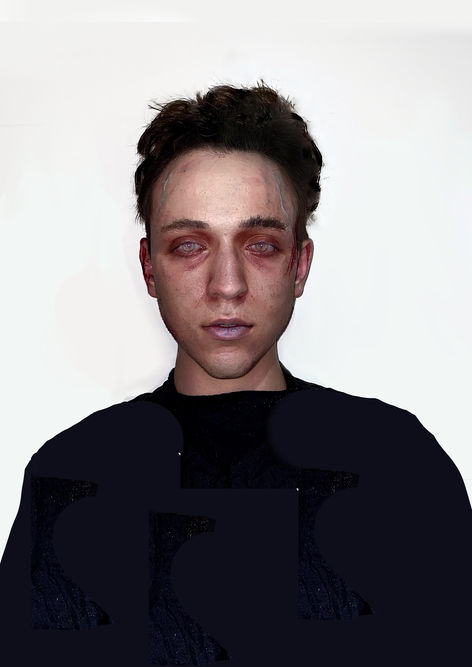 Death by poison makeup for History and Reality unit at university