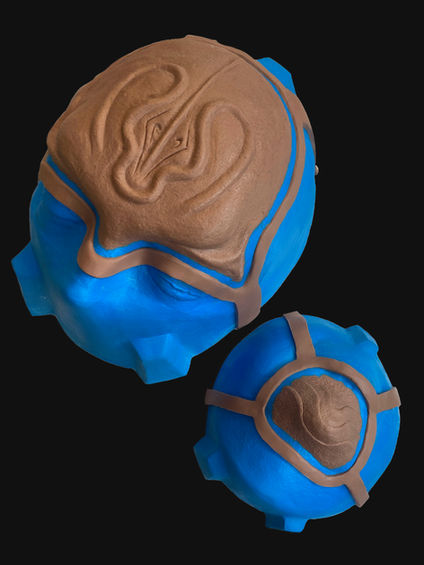 F40 resin core with sculpt
