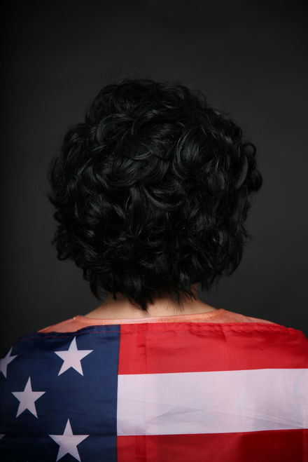 Wig styling and refront for theatre context