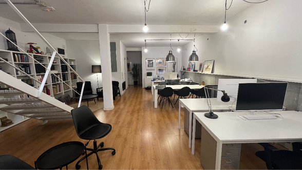 Mobiliario de oficinas en espacio abierto