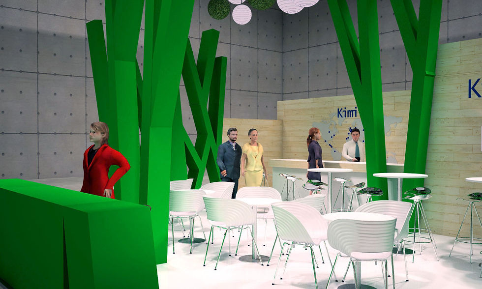 Propuesta de diseño de stand Kimitec en Fruit Attractión 2015
