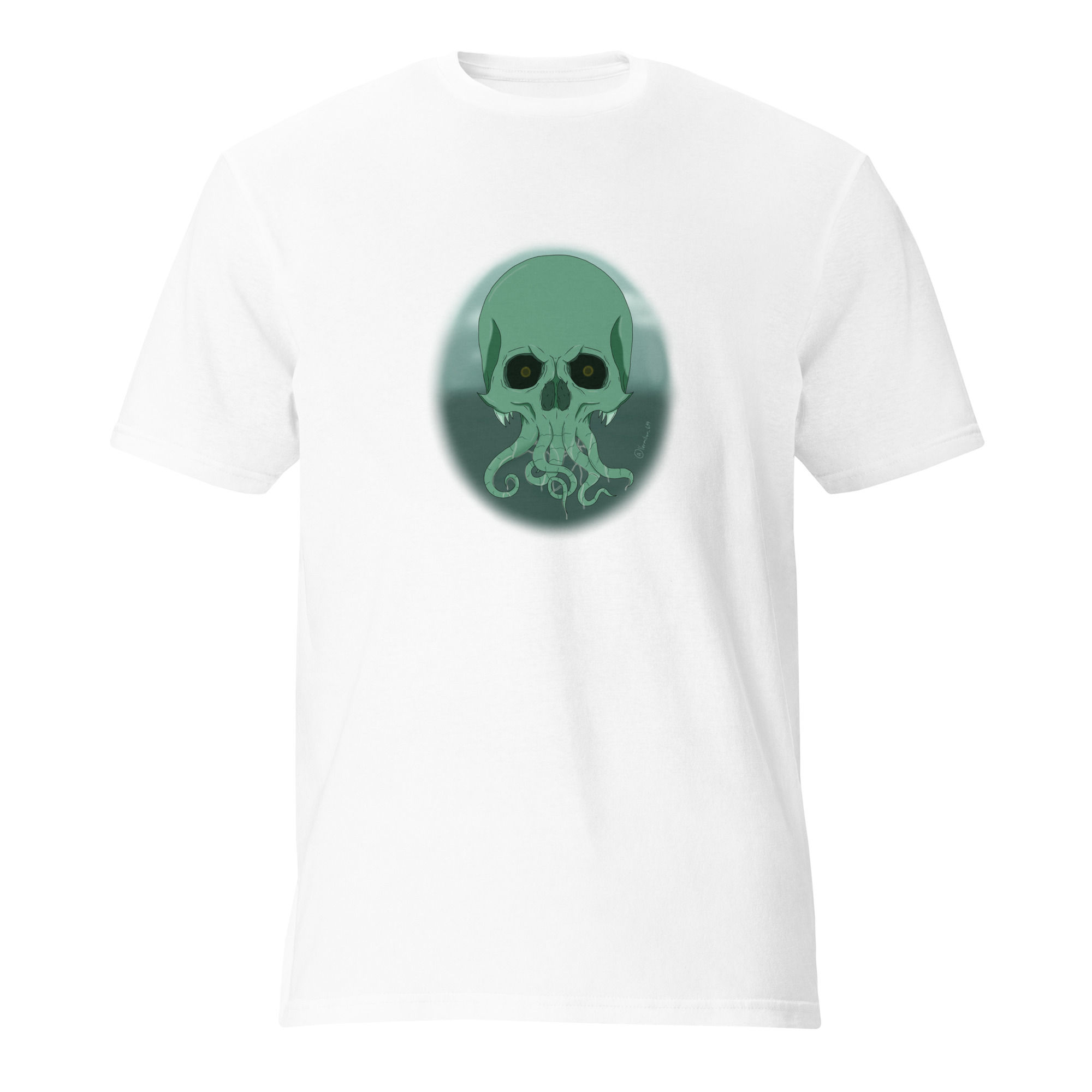 Cthulhu Skull Short-Sleeve T-Shirt