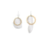 no. 4 asymmetrical Sketches earrings