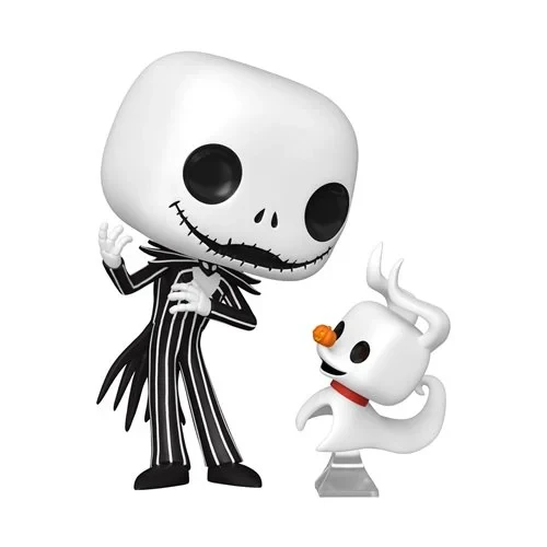 The Nightmare Before Christmas Jack Skellington with Zero (Wave 9