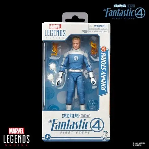 The Fantastic Four: First Steps Marvel Legends Series Johnny Storm 6-Inch Action
