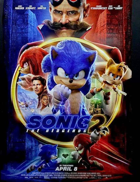 Poster: Sonic 2 Size 27Inch x 40Inch Double Sided