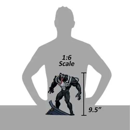 Thumbnail: Marvel Rivals Wave 1 Venom 1:6 Scale Posed Figure with Scene and Comic