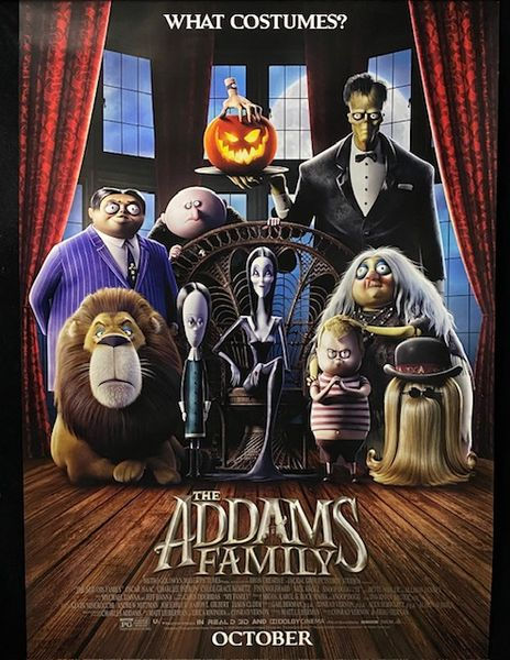 Poster The Addams Family Size 27x40 V.2 Double Sided