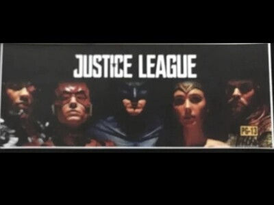 Mylar: Justice League Size 13 In x 5 In Medium