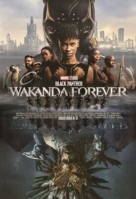 Poster: Black Panther Wakanda Forever Size 27Inch x 40Inch Double Sided