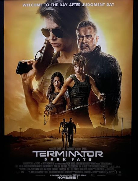Poster: Terminator Dark Fate Size 27Inch x 40Inch Double Sided