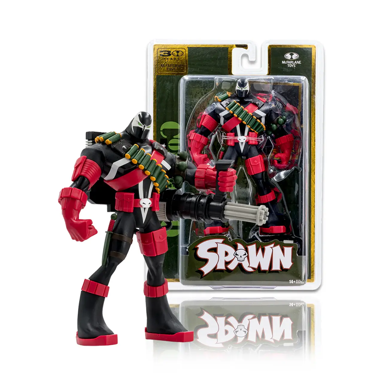 Spawn Wave 7 McFarlane Toys 30th Anniversary 7-Inc Commando Spawnh Scale