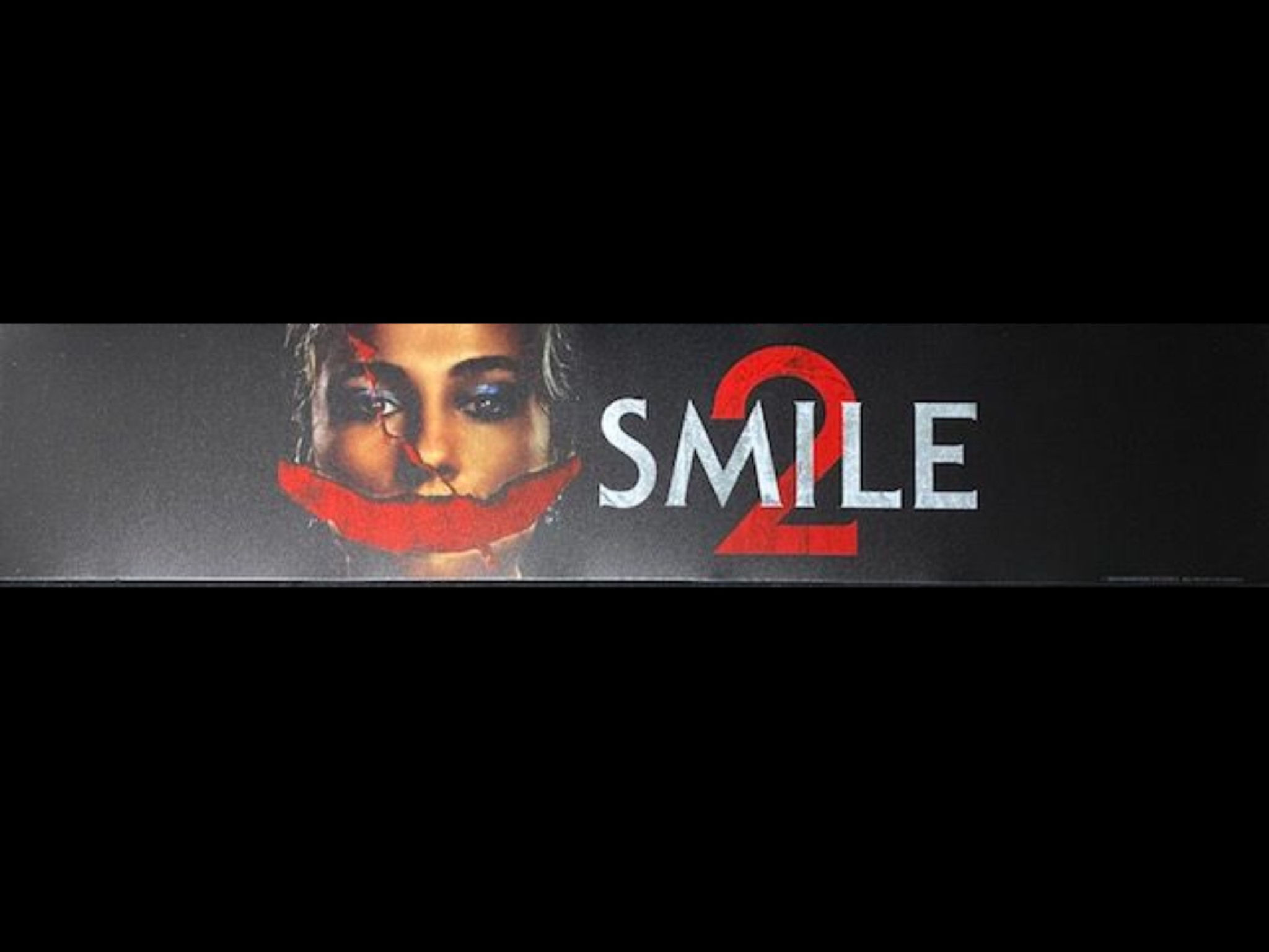 Mylar Smile 2 Size 25 In x 5 In Large
