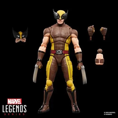 Thumbnail: Deadpool & Wolverine Marvel Legends Wolverine (Brown Suit) 6-Inch Action Figure