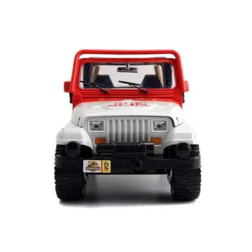 Thumbnail: Jurassic World 1992 Jeep Wrangler 1:24 Scale Die-Cast Metal Vehicle