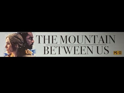 Mylar: The Mountain Between us Size 25 In x 5 In Large