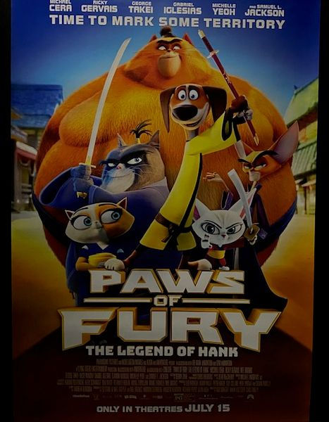 Poster: Paws of Fury: The Legend of Hank Size 27Inch x 40Inch Double Sided