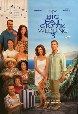 Poster: My Big Fat Greek Wedding 3 Size 27Inch x 40Inch Double Sided