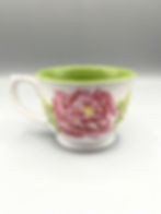 #113 Peony Tea Cup