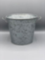 #84 Extra Large Galvanized Pots
