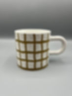 #93 Gold Grid Mug