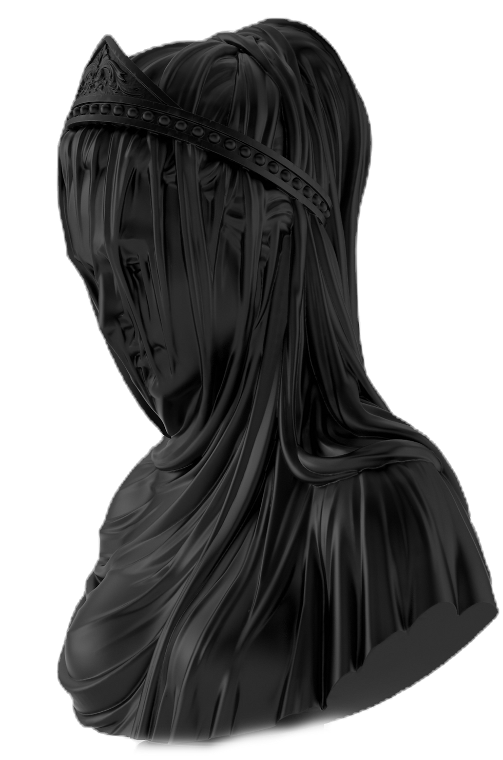 Black Bust Sculpture