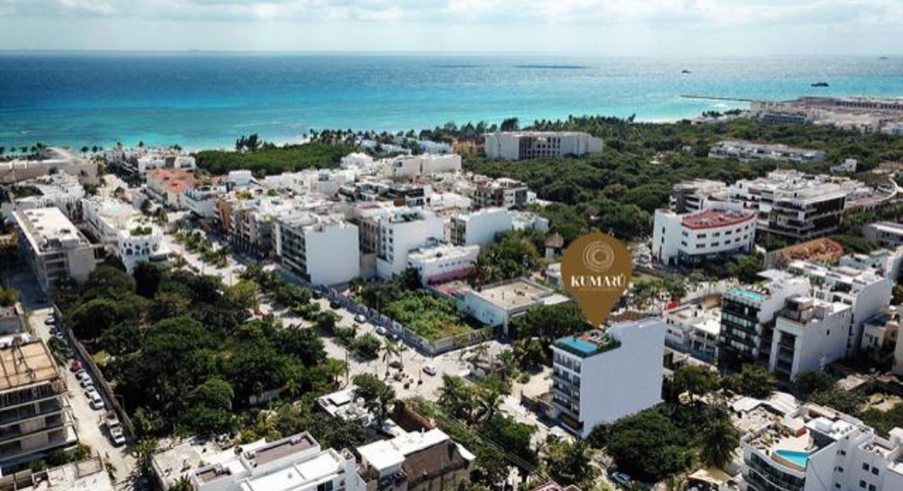 Kumará boutique condominium in Playa del Carmen near the sea