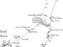 Great Ayton to Roseberry Topping past Aireyholme Farm