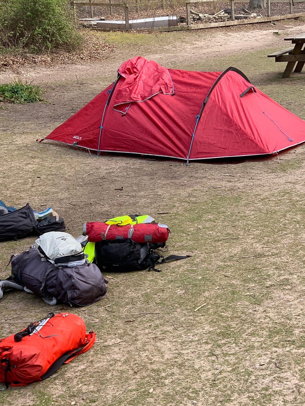 Setting up DofE Campsite