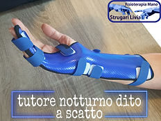 tutore dito a scatto fisioterapia mano r