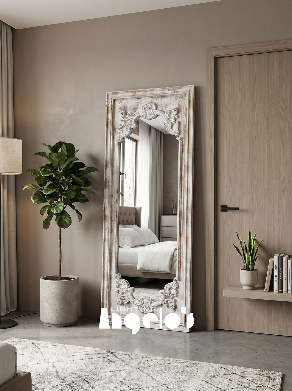 Thumbnail: Rococo Heritage Floor Mirror - MR 54