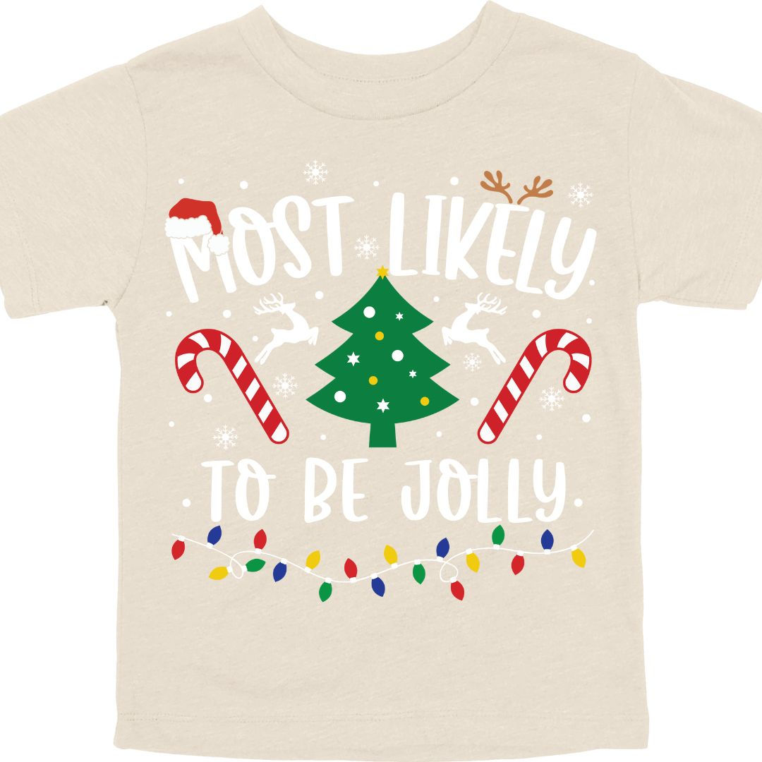 Most Likely to Be Jolly (T-Shirt, Long Sleeve Shirt)