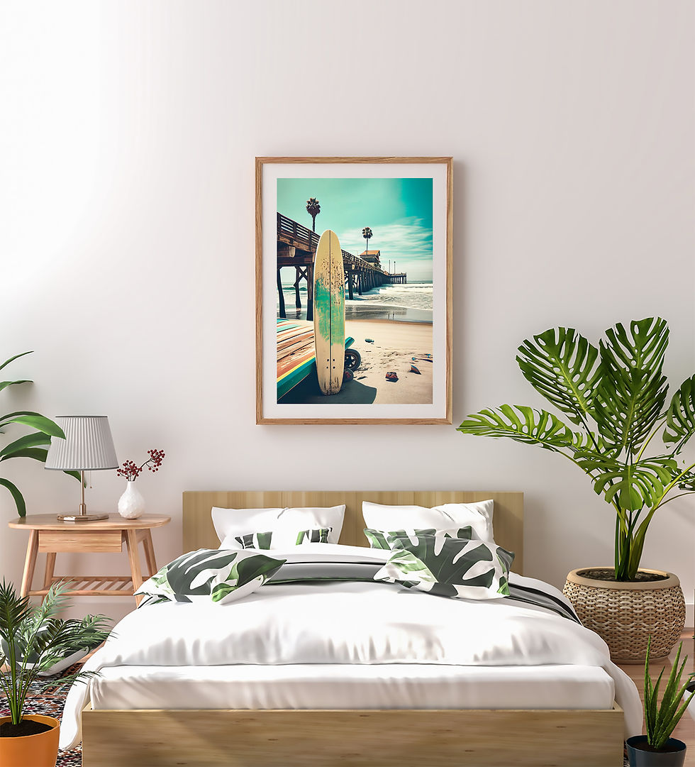 Obraz SURF na plátně/plakátu