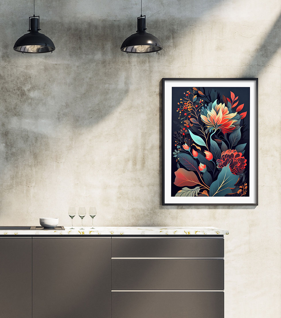 Miniatura: Obraz FLORAL DREAMS na plátně/plakátu