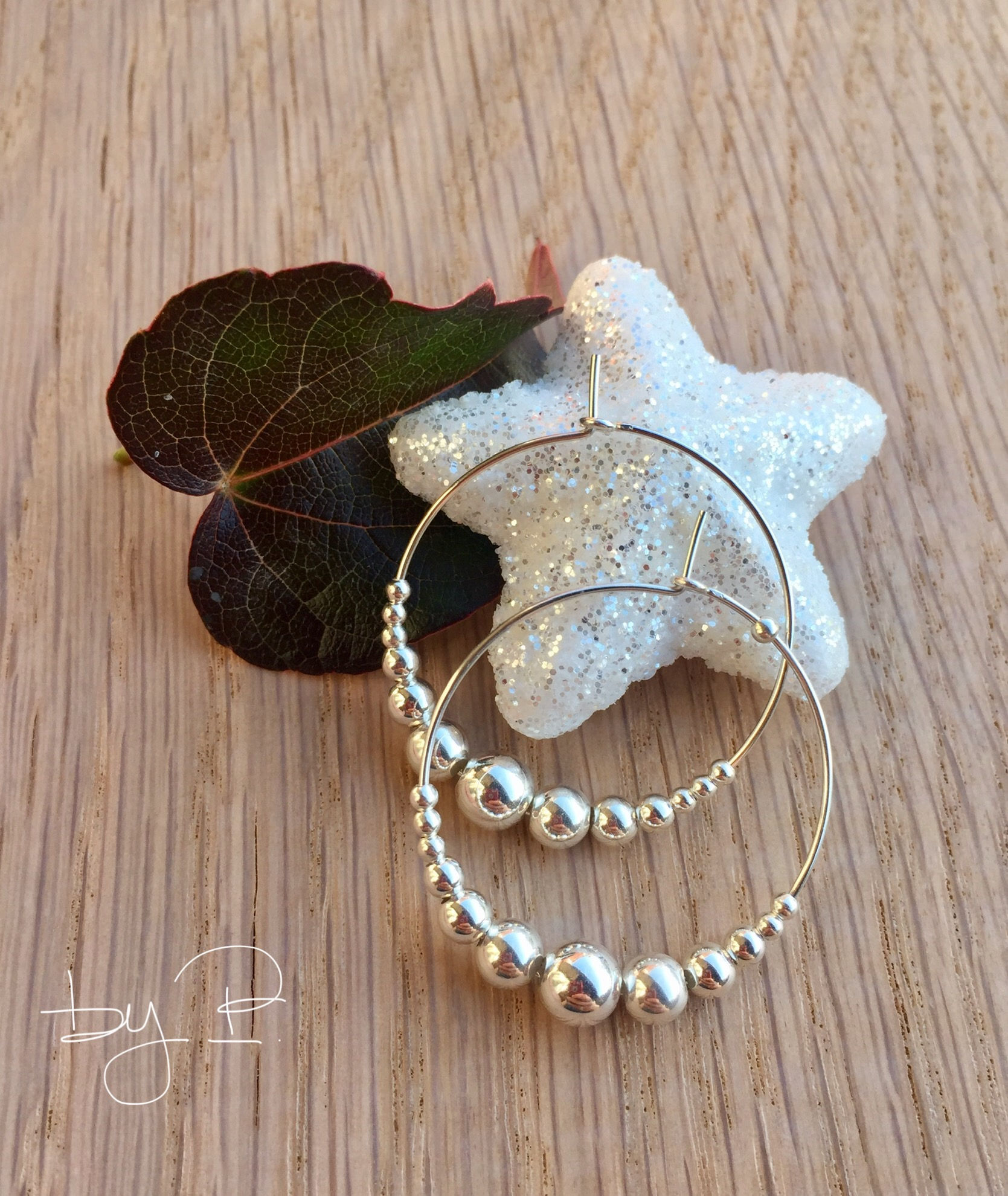 Créoles et dégradé de perles