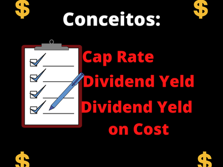 Qual a diferença entre Cap Rate e Dividend Yeld?