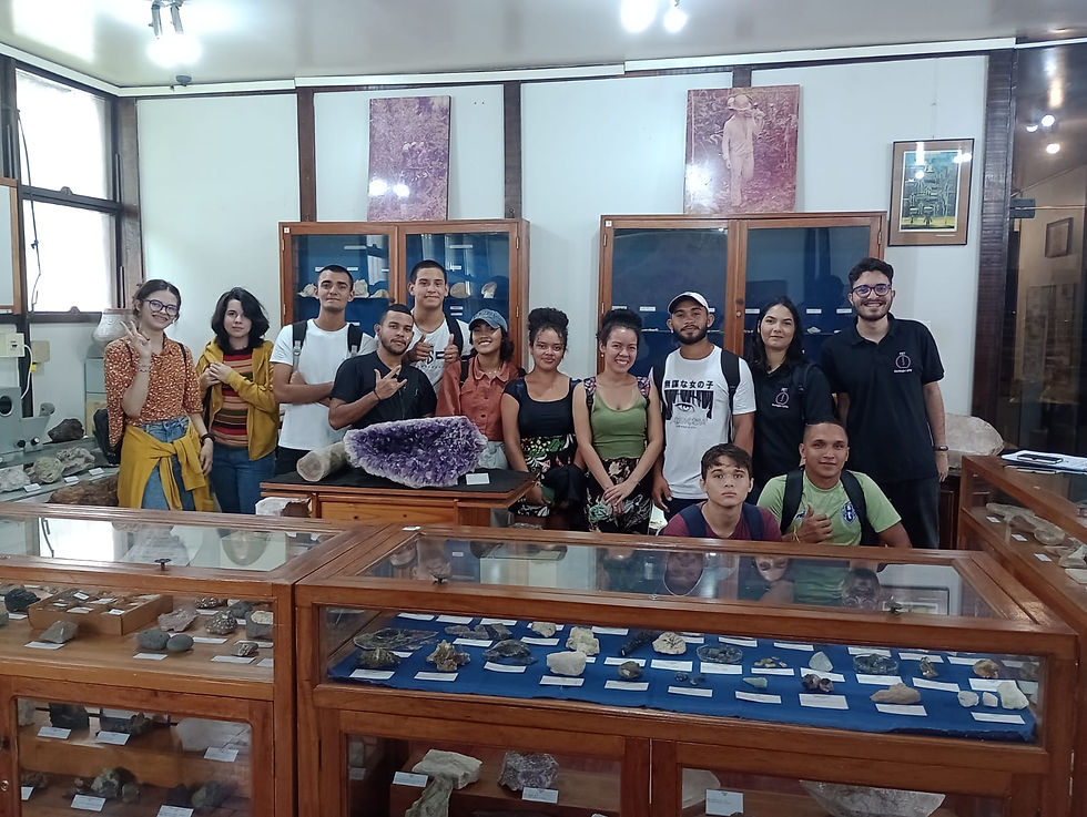PET geologia UFPA Visitação Museu FAOC