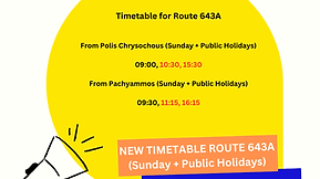 New timetable _ Route 643A by 22/06/2025
