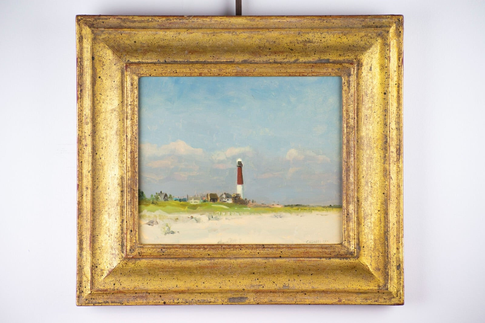 Giovanni Casadei Landscape Painting: "A1", 1990s - Signed and Framed