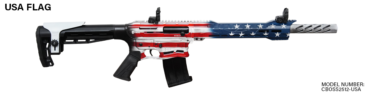 CITADEL BOSS 25 12GA 3" 18.75 USA FLAG